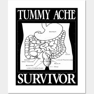 Tummy Ache Survivor Posters and Art